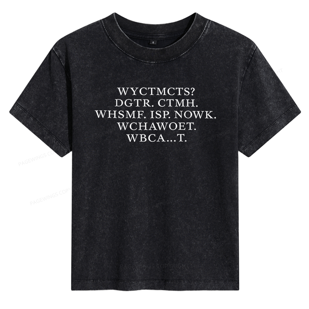 Pagewings Romance Book Women's Washed T-shirt
