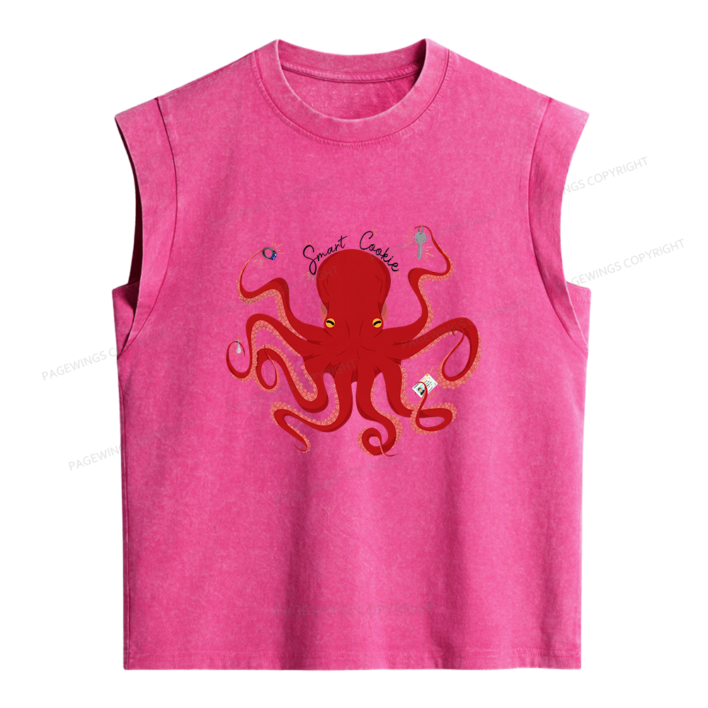 Pagewings Fantasy Book Lovers Women's Washed Tank Top