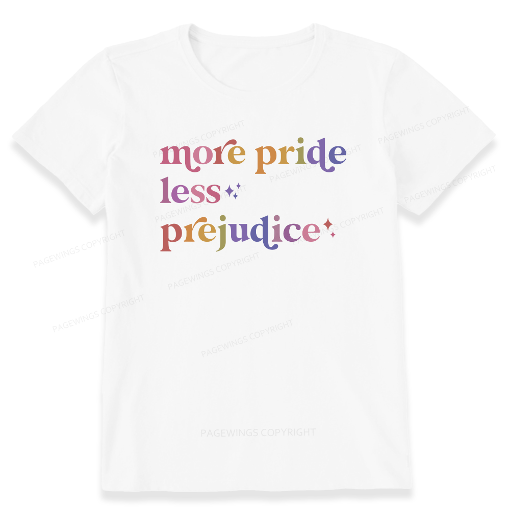 Pagewings More Pride Less Prejudice Unisex Classic T-shirt