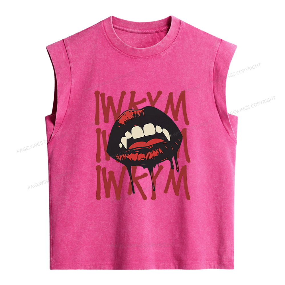 Pagewings IWKYM Women's Washed Tank Top
