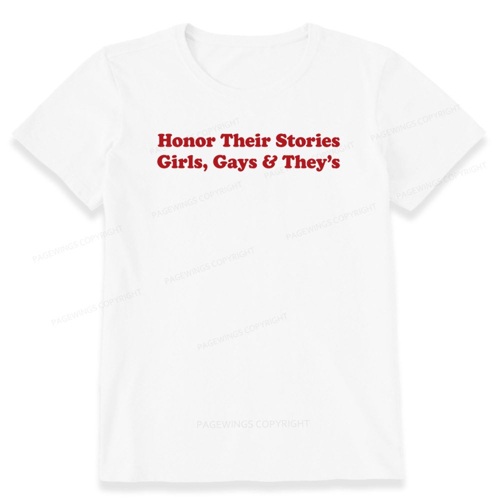 Pagewings Honor Their Stories Unisex Classic T-shirt