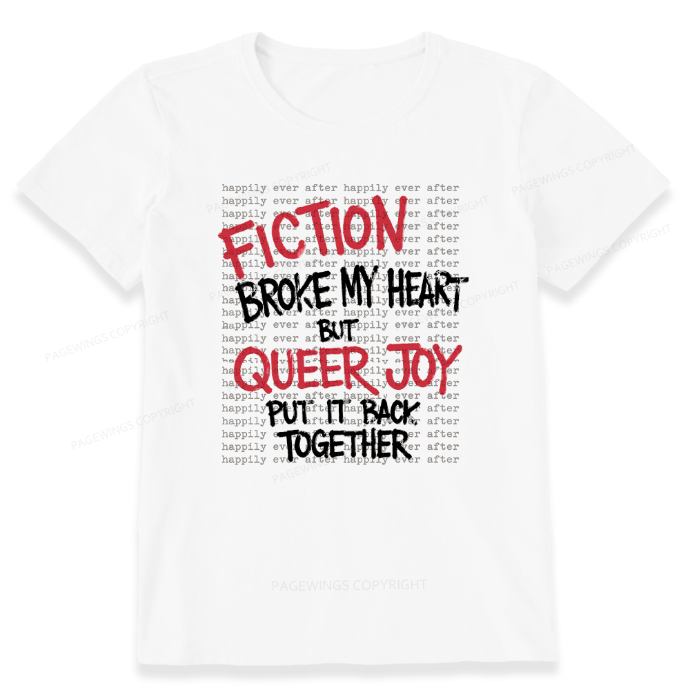 Pagewings Fiction Broke My Heart Unisex Classic T-shirt
