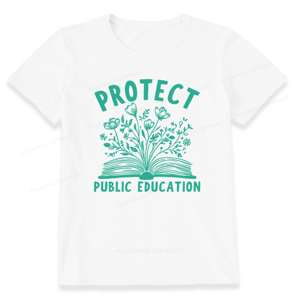 Pagewings Protect Public Schools Unisex Classic T-shirt