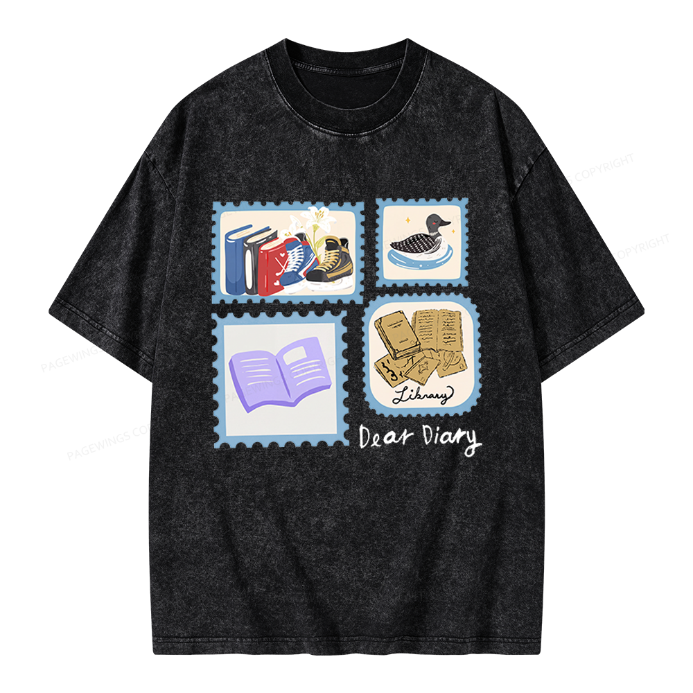 Pagewings Romance Lover Unisex Washed T-shirt