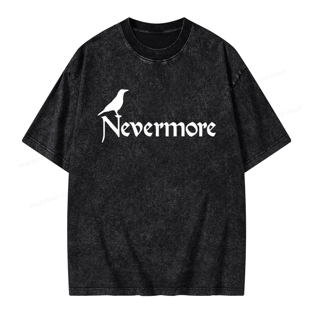 Pagewings Nevermore Unisex Washed T-shirt