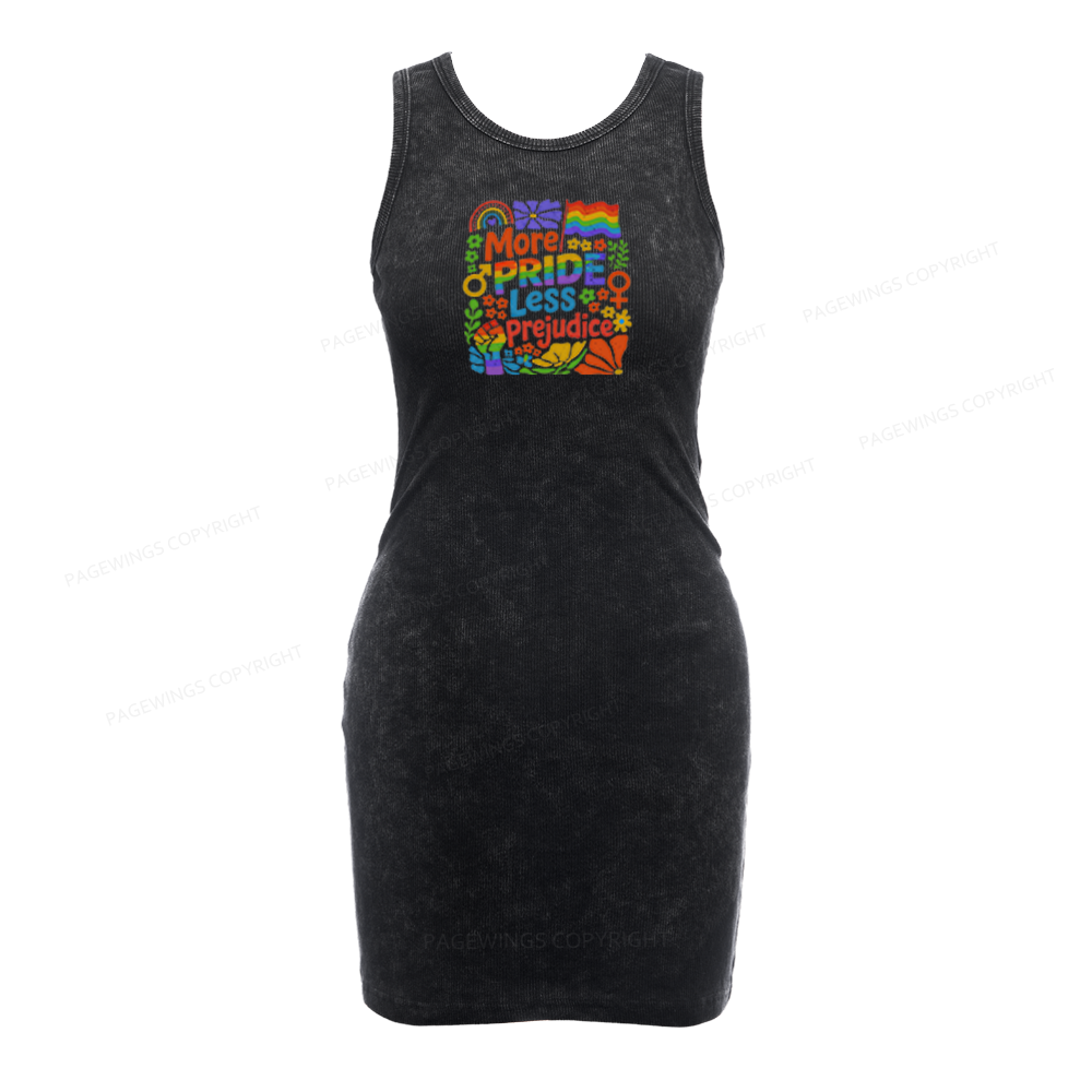 Pagewings More Pride Less Prejudice Bodycon Tank Dress