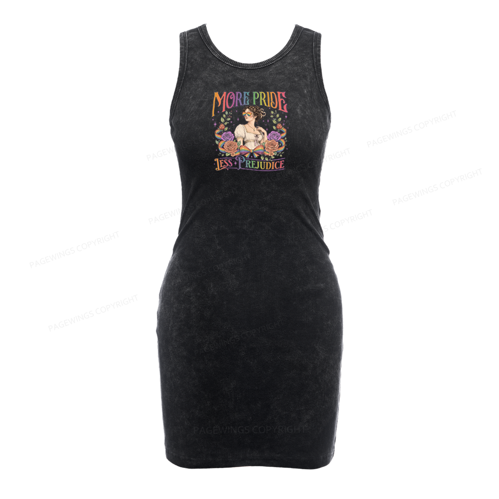 Pagewings More Pride Less Prejudice Bodycon Tank Dress