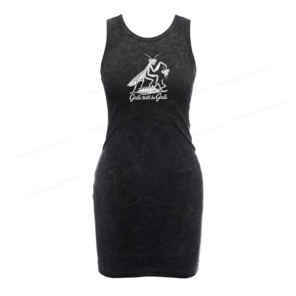 Pagewings Girls Will Be Girls Bodycon Tank Dress