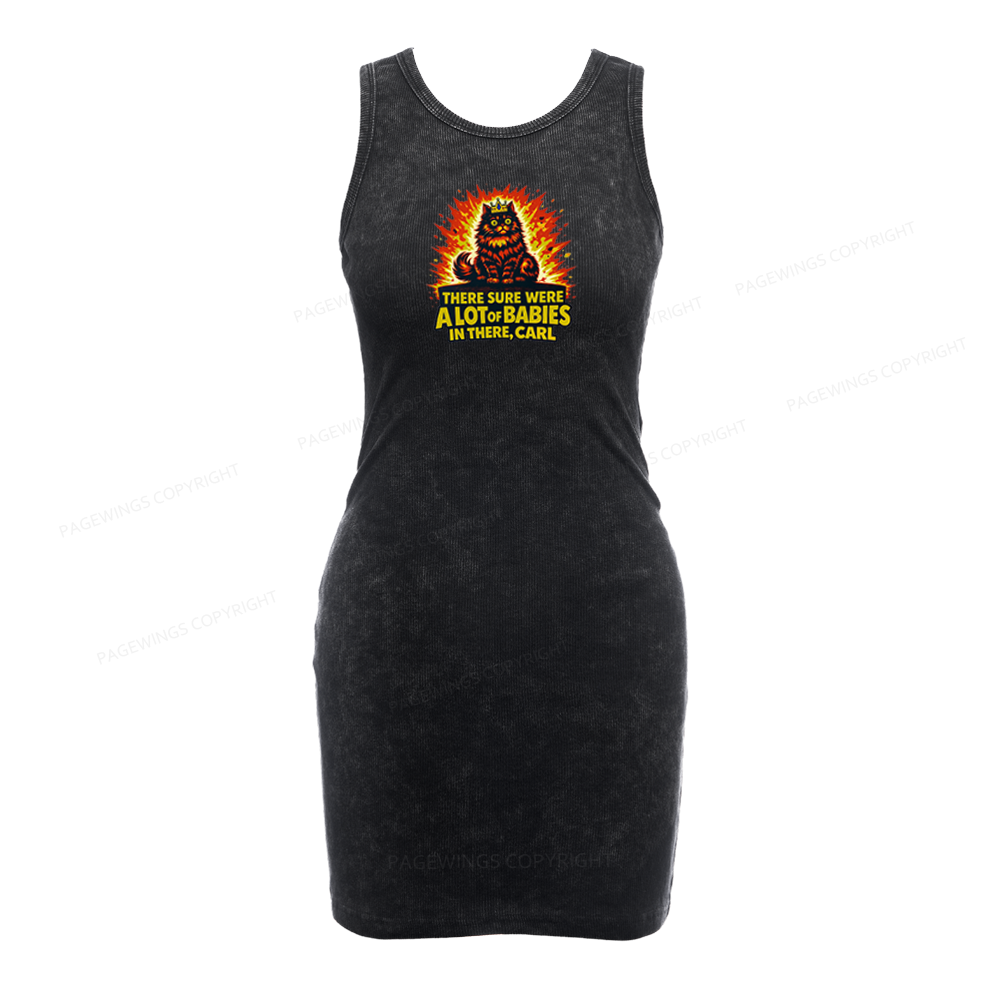 Pagewings A Lot Of Babies In There Bodycon Tank Dress