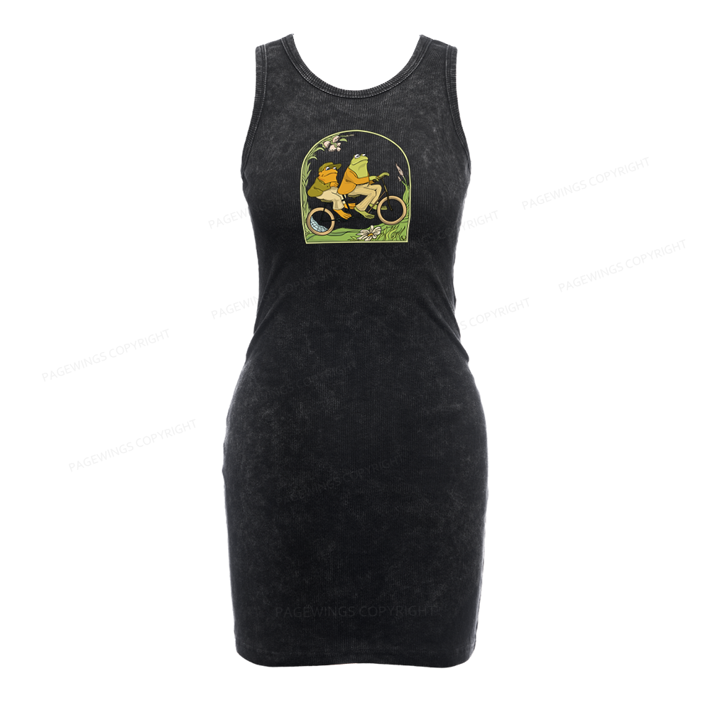Pagewings The Growing Frog Book Vintage Bodycon Tank Dress