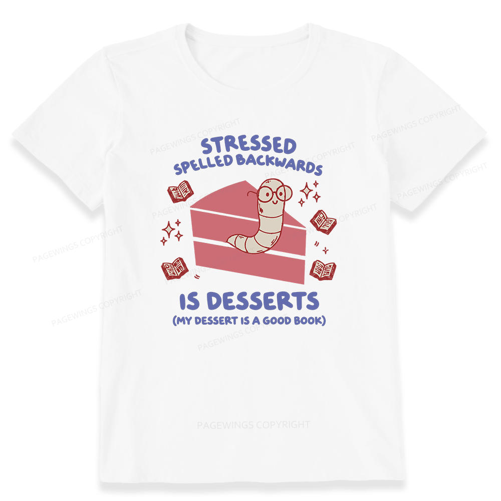 Pagewings My Dessert Is A Good Book Unisex Classic T-shirt