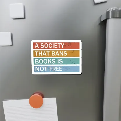 Pagewings Banned Books Shirt, Read Banned Books Fridge Magnet