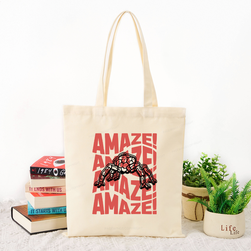 Pagewings Sci‑Fi Nerd Tote Bag