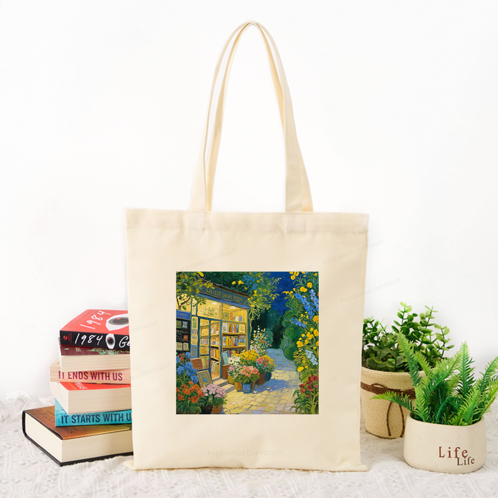 Pagewings Bookshop Tote Bag