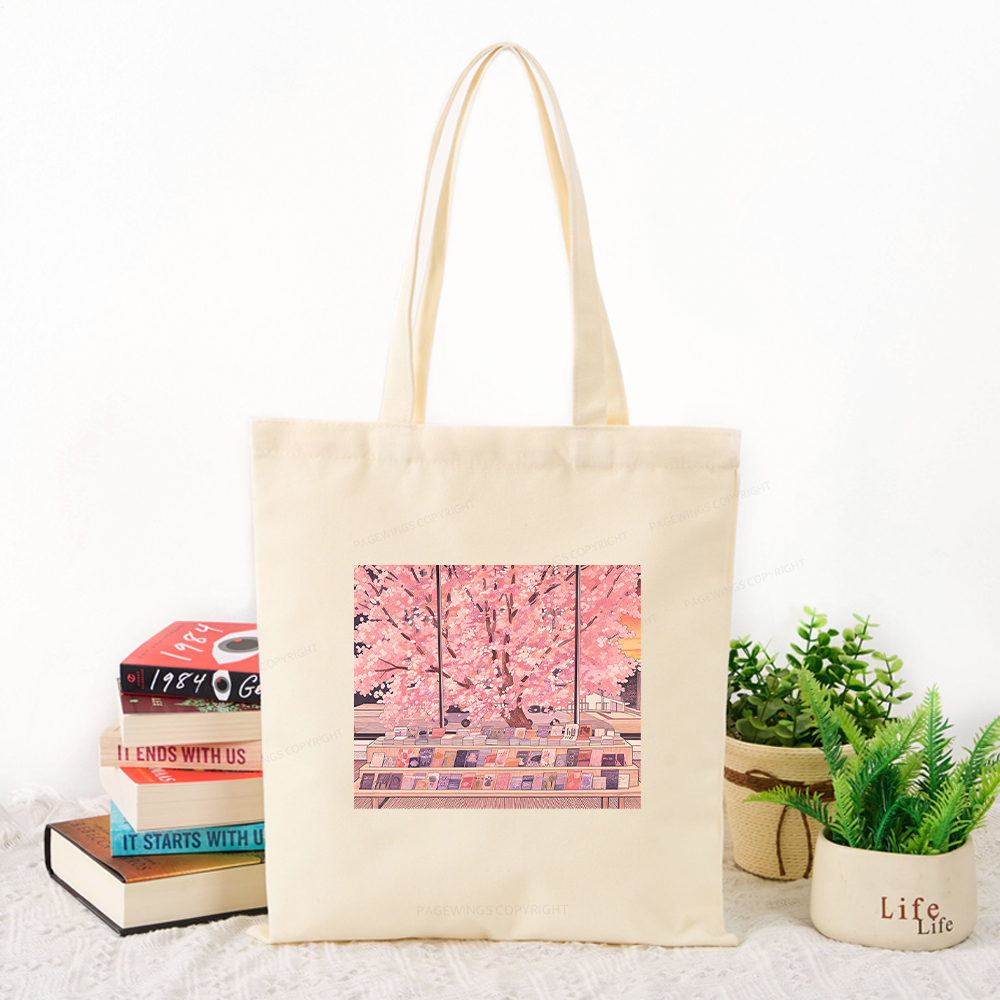 Pagewings Cozy Reading Tote Bag