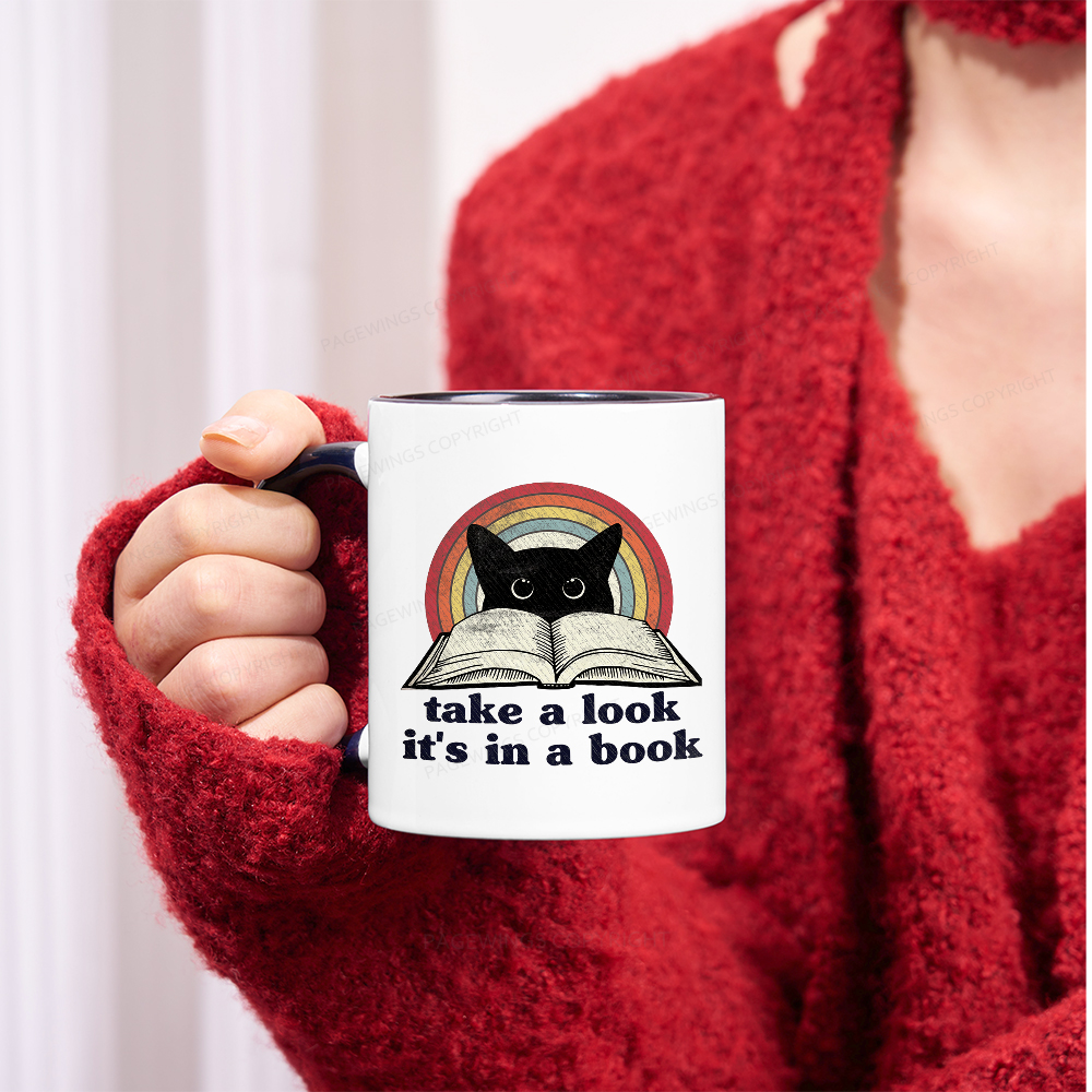 Pagewings Take A Look Its In A Book Mug