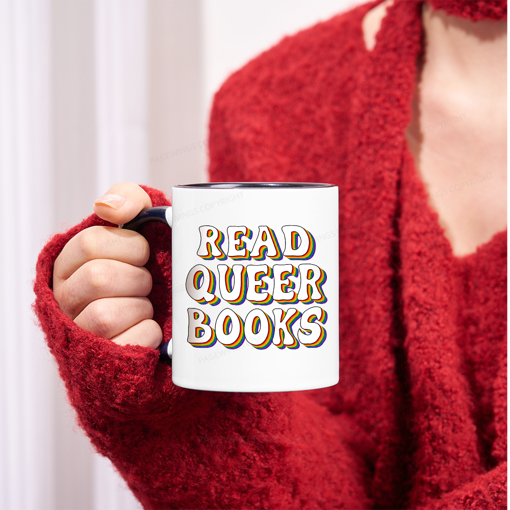 Pagewings Read Queer Booksk Mug