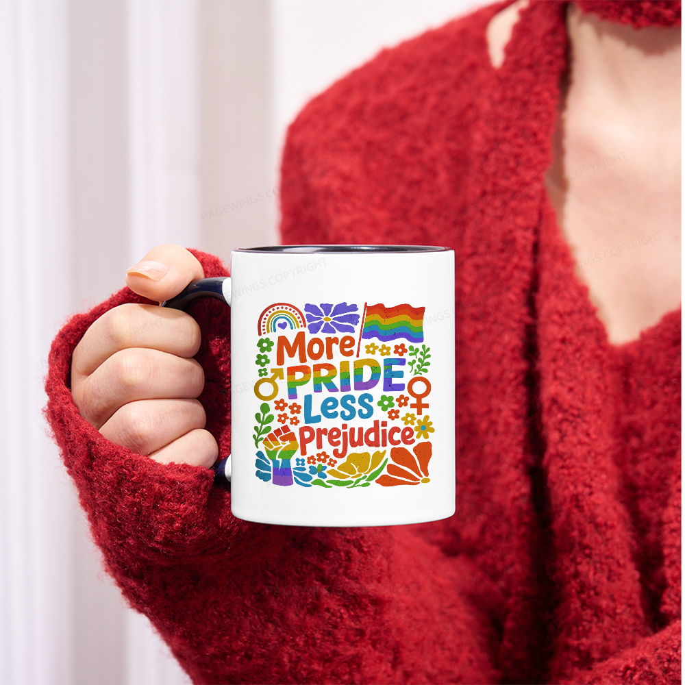 Pagewings More Pride Less Prejudice Mug