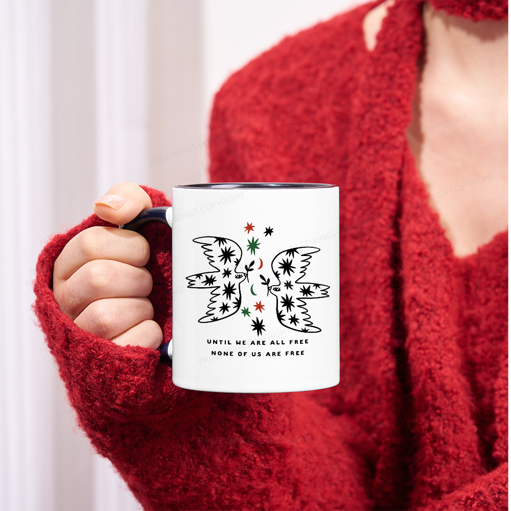 Pagewings Until We Are All Free None Of Us Are Free Mug