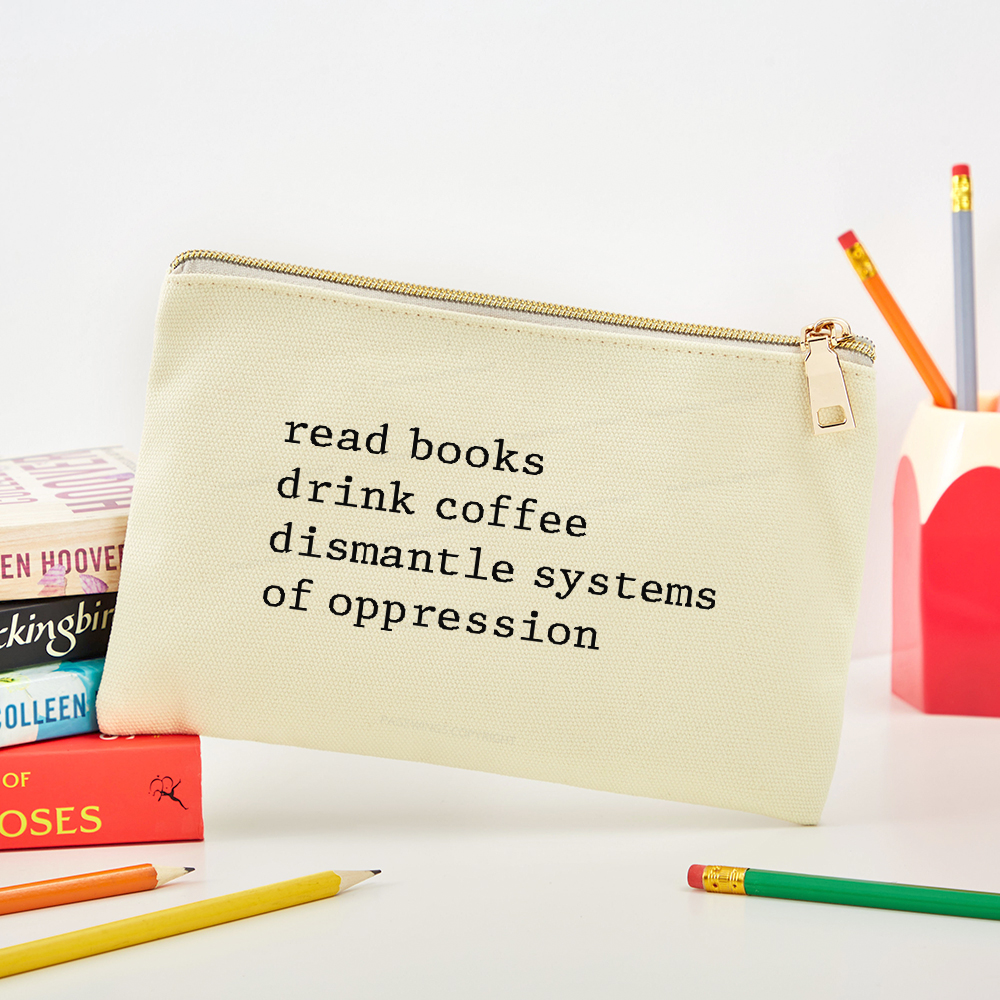 Pagewings Read Books Drink Coffee Dismantle Systems Pouch