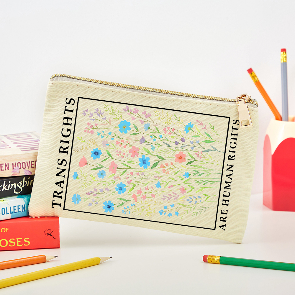 Pagewings Trans Rights Are Human Rights Pouch