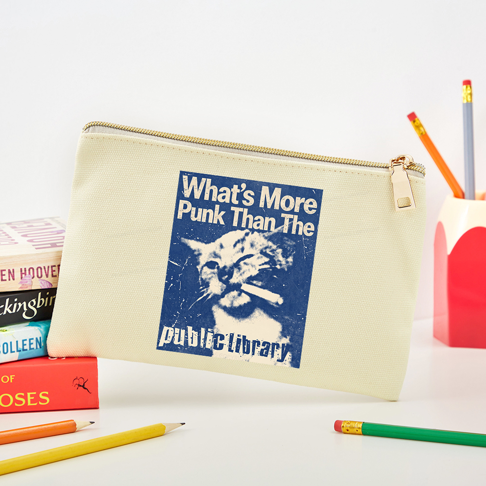 Pagewings What's More Punk Than The Public Library Pouch