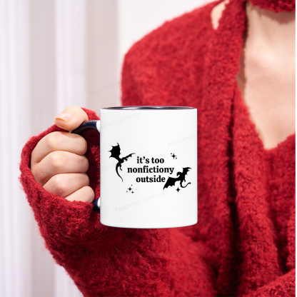 Pagewings Pagewings It’s Too Nonfictiony Outside Mug