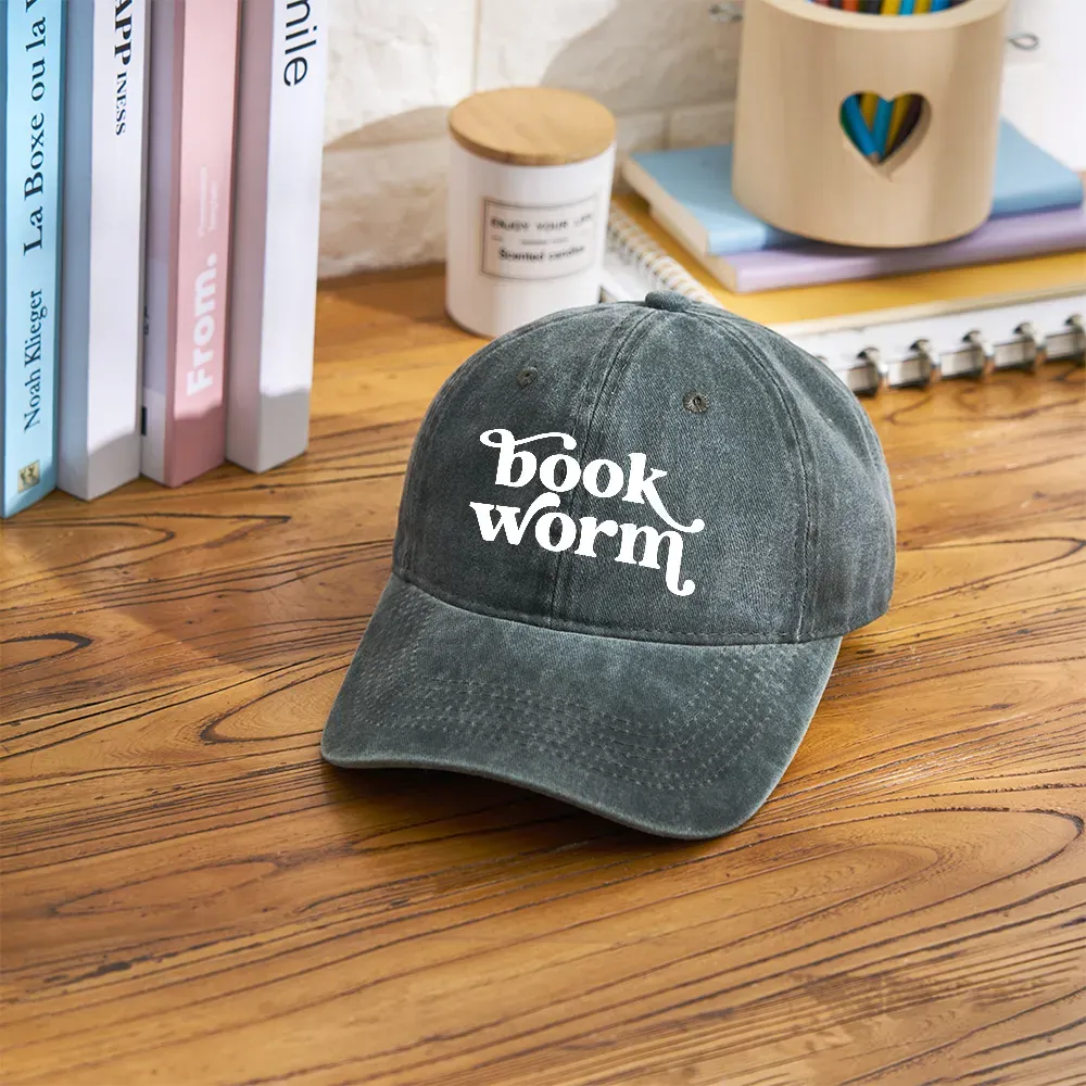 Pagewings Book Worm Washed Cap