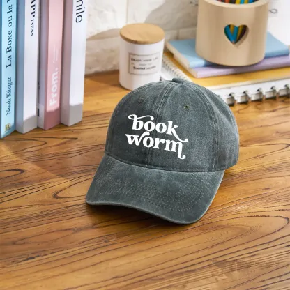 Pagewings Book Worm Washed Cap