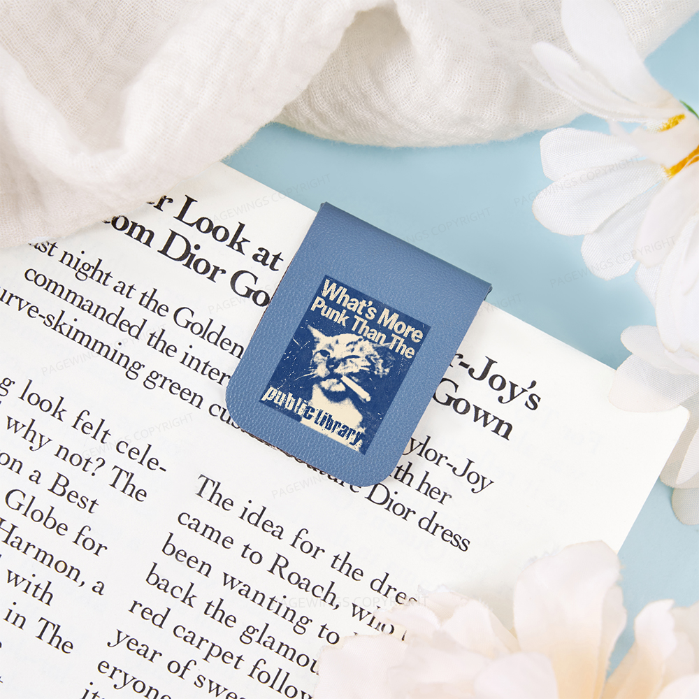 Pagewings What's More Punk Than The Public Library Magnetic Bookmark