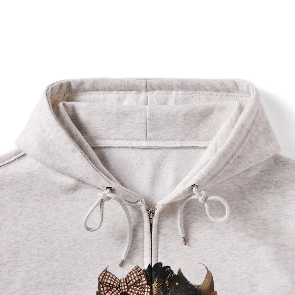 Pagewings Cute Dragon Read Books Be Kind Stay Weird Unisex Fleece Zip Up Hoodie