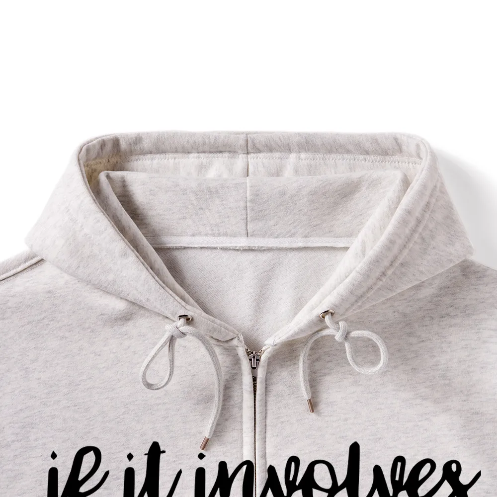 Pagewings Books And Pajamas Unisex Fleece Zip Up Hoodie