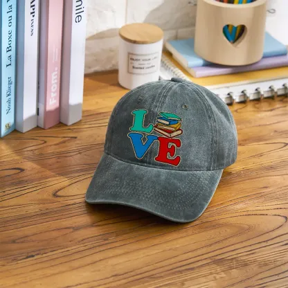 Pagewings Book Lovers Washed Cap