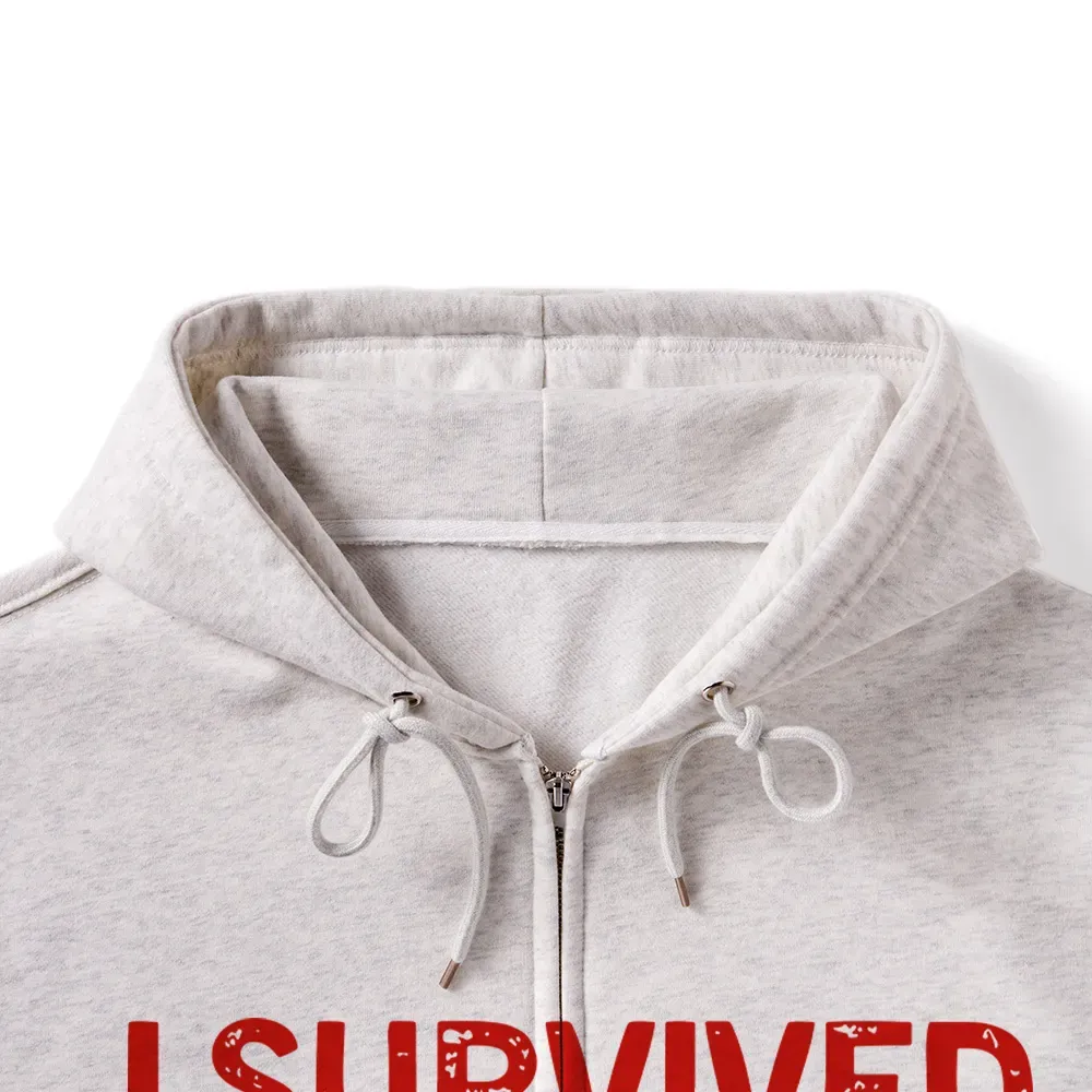 Pagewings I Survived Reading Banned Books And All I Got Was Smarter Unisex Fleece Zip Up Hoodie