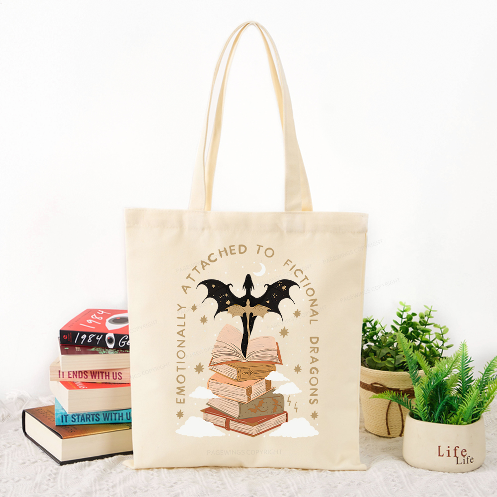 Pagewing Fantasy Romance Reader Gift Romantacy Tote Bag
