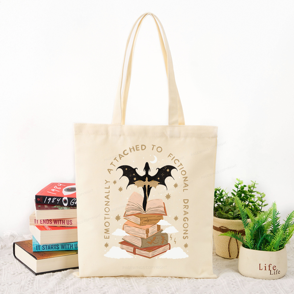 Pagewing Fantasy Romance Reader Gift Romantacy Tote Bag