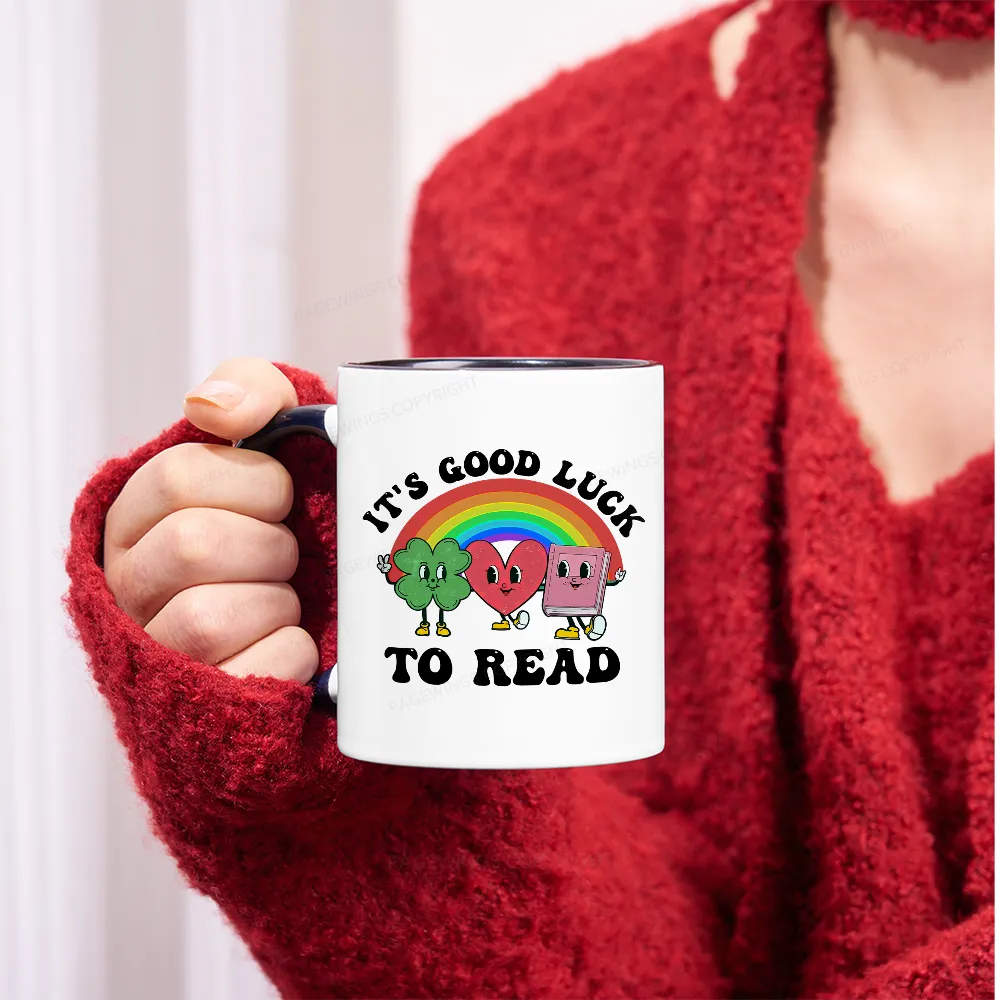 Pagewings St. Patrick's Day Librarian Mug