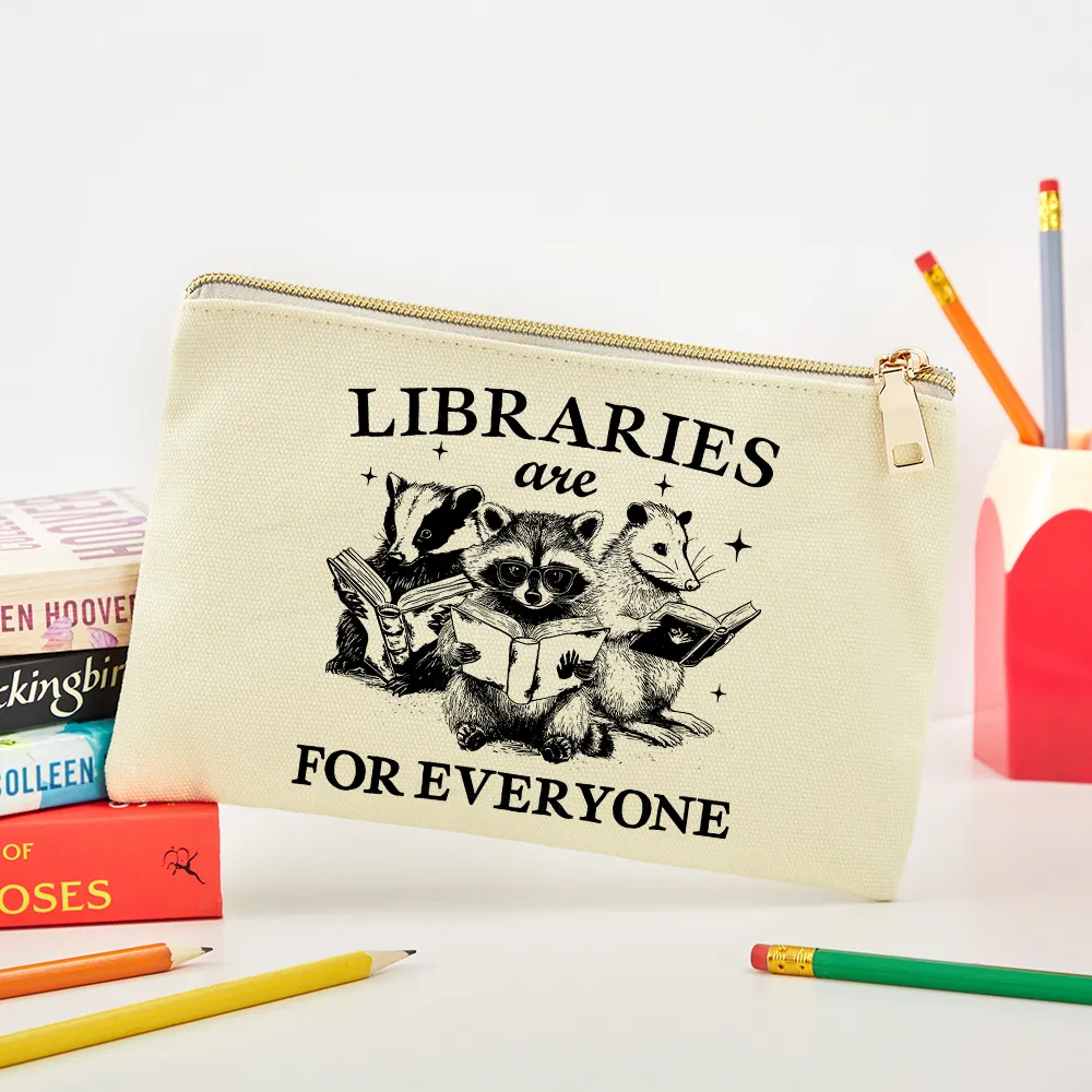 Pagewings Libraries Are For Everyone Pouch
