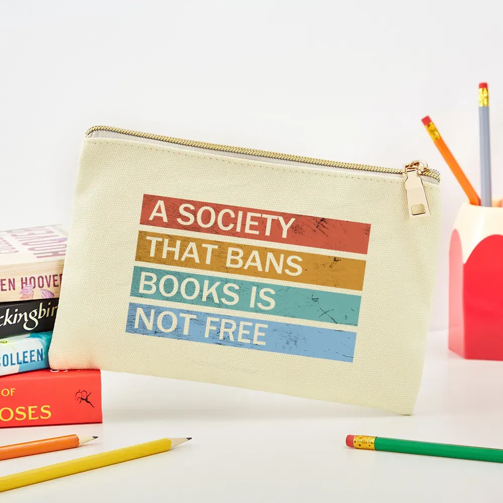 Pagewings Banned Books Shirt, Read Banned Books Pouch