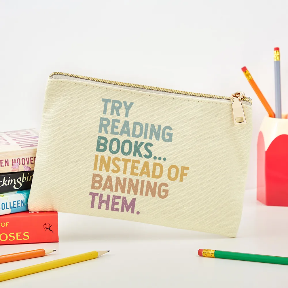 Pagewings Try Reading Books Pouch