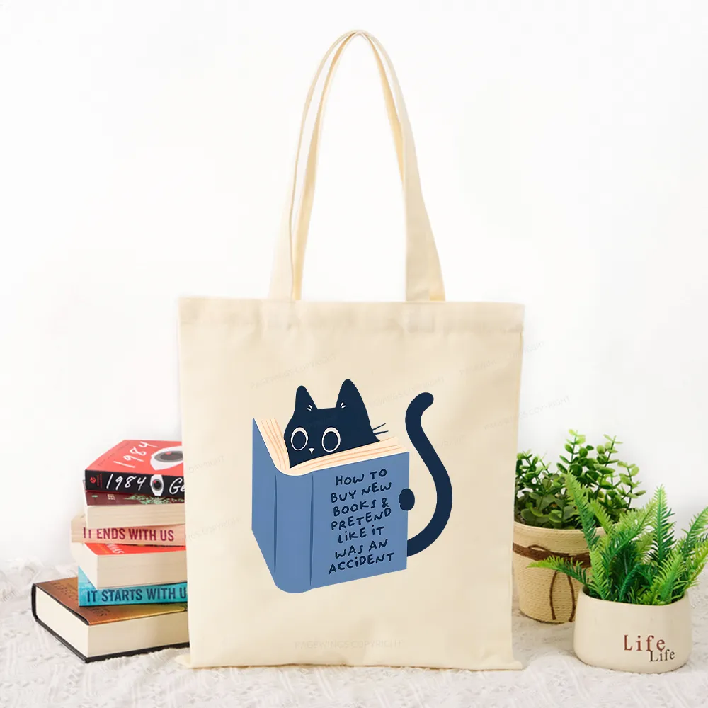 Pagewings How To Buy New Books Tote Bag