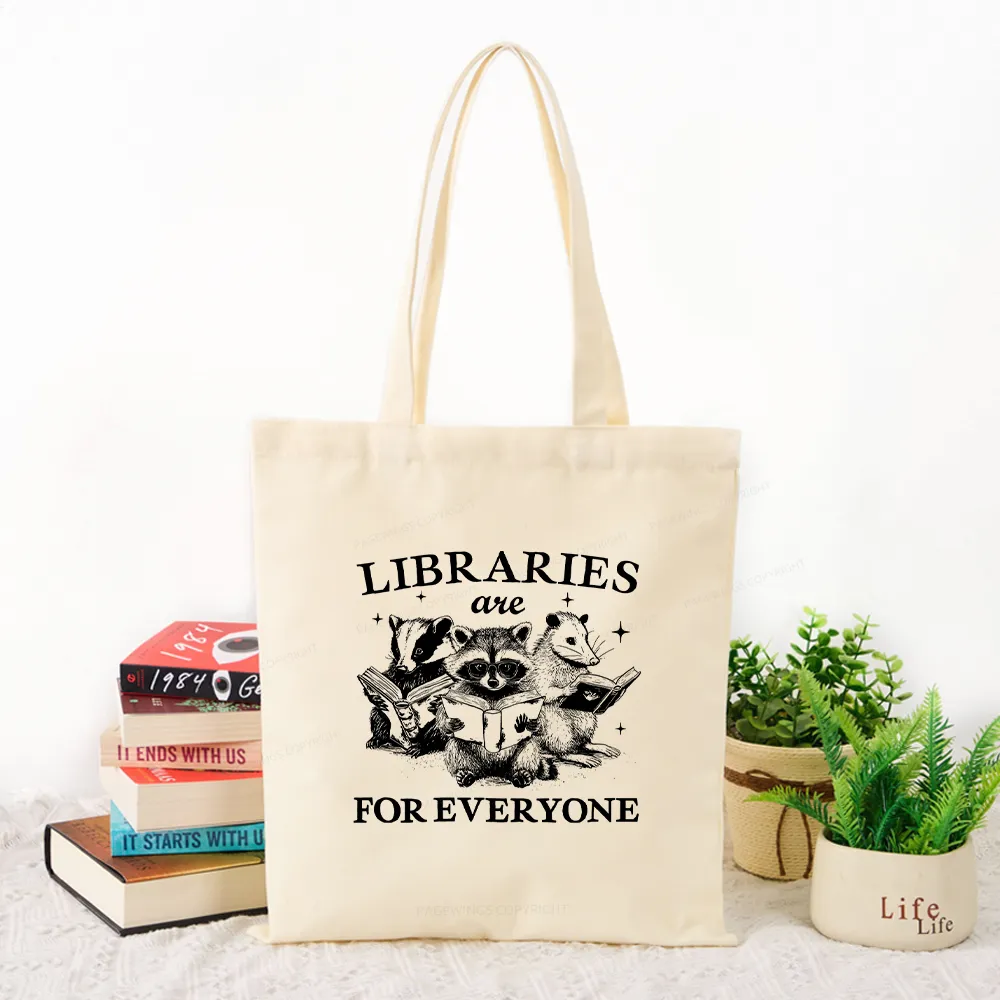 Pagewings Libraries Are For Everyone Tote Bag
