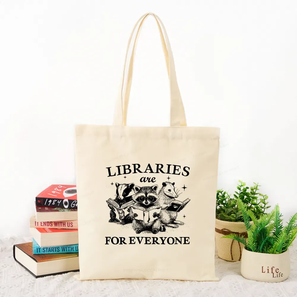 Pagewings Libraries Are For Everyone Tote Bag