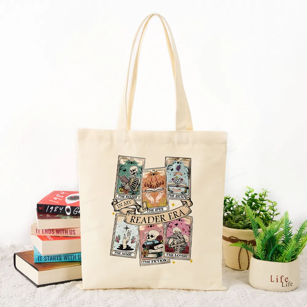 Pagewing Book Lover Gift, Bookish Gift Tote Bag