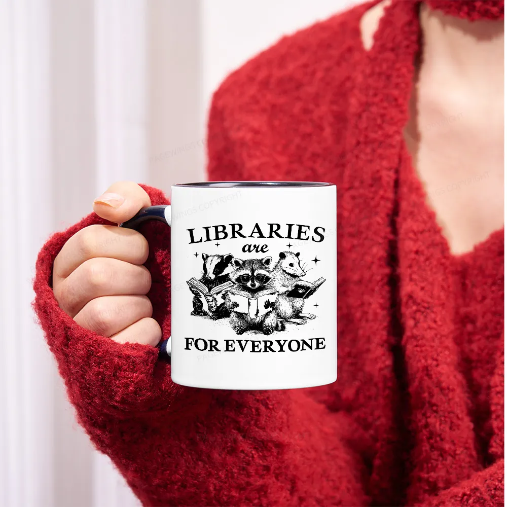 Pagewings Libraries Are For Everyone Mug