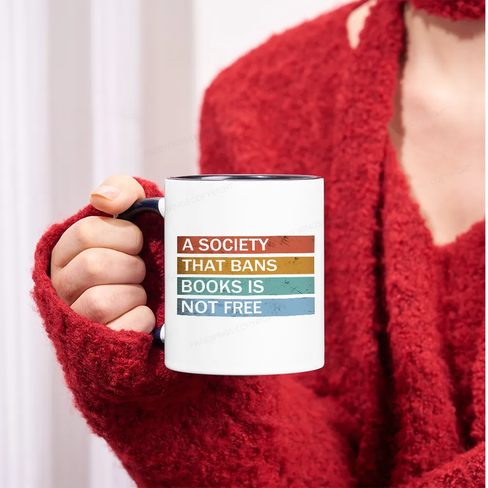Pagewings Banned Books Shirt, Read Banned Books Mug