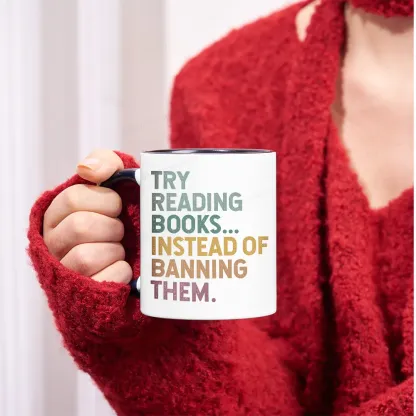 Pagewings Try Reading Books Mug