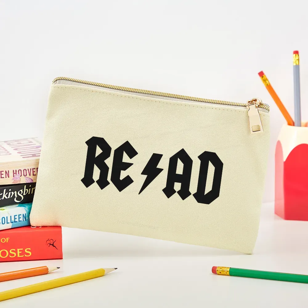 Pagewings Read Back In The Library "Rock And Roll" Pouch