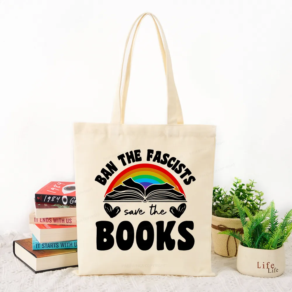 Pagewings Banned books Tote Bag