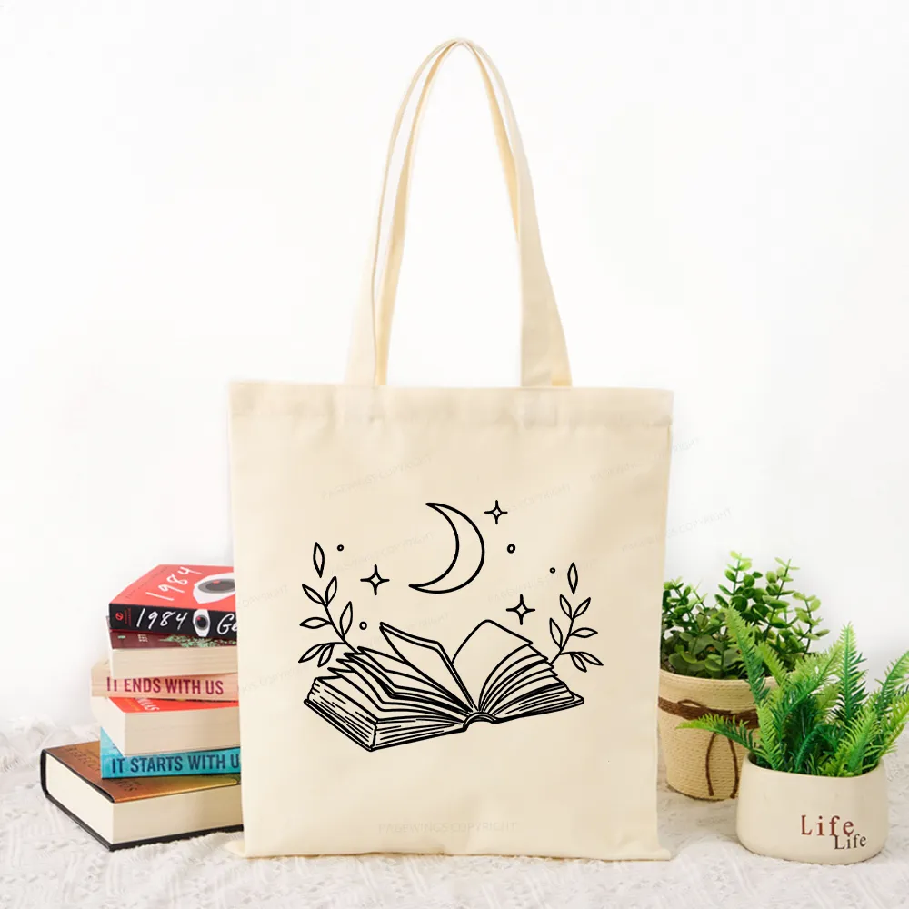 Pagewings Comfort Colors Read Books Be Kind Stay Weird Tote Bag